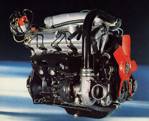 The 2002 Turbo's engine was based on the M10 1990cc SOHC inline-4 with 