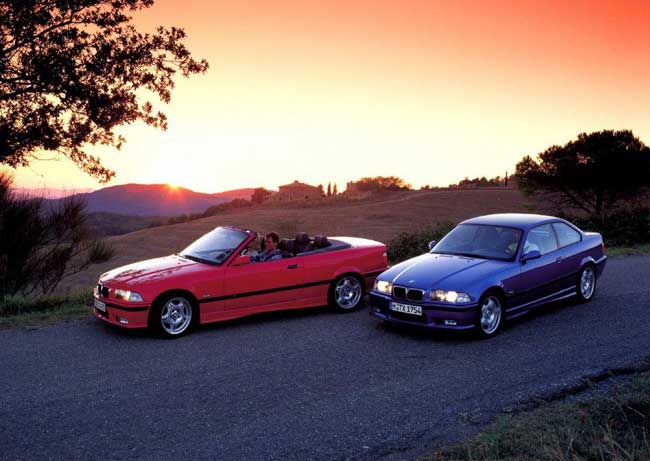 The E36 M3 32 was immediately produced in coupe and convertible forms 